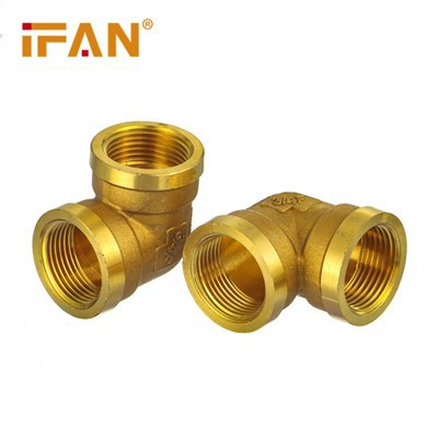 Raccordi per tubi a gomito in ottone