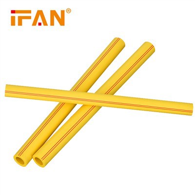 Tubo in plastica PPR di colore giallo